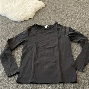 Banana Republic Classic Black Long Sleeve Top